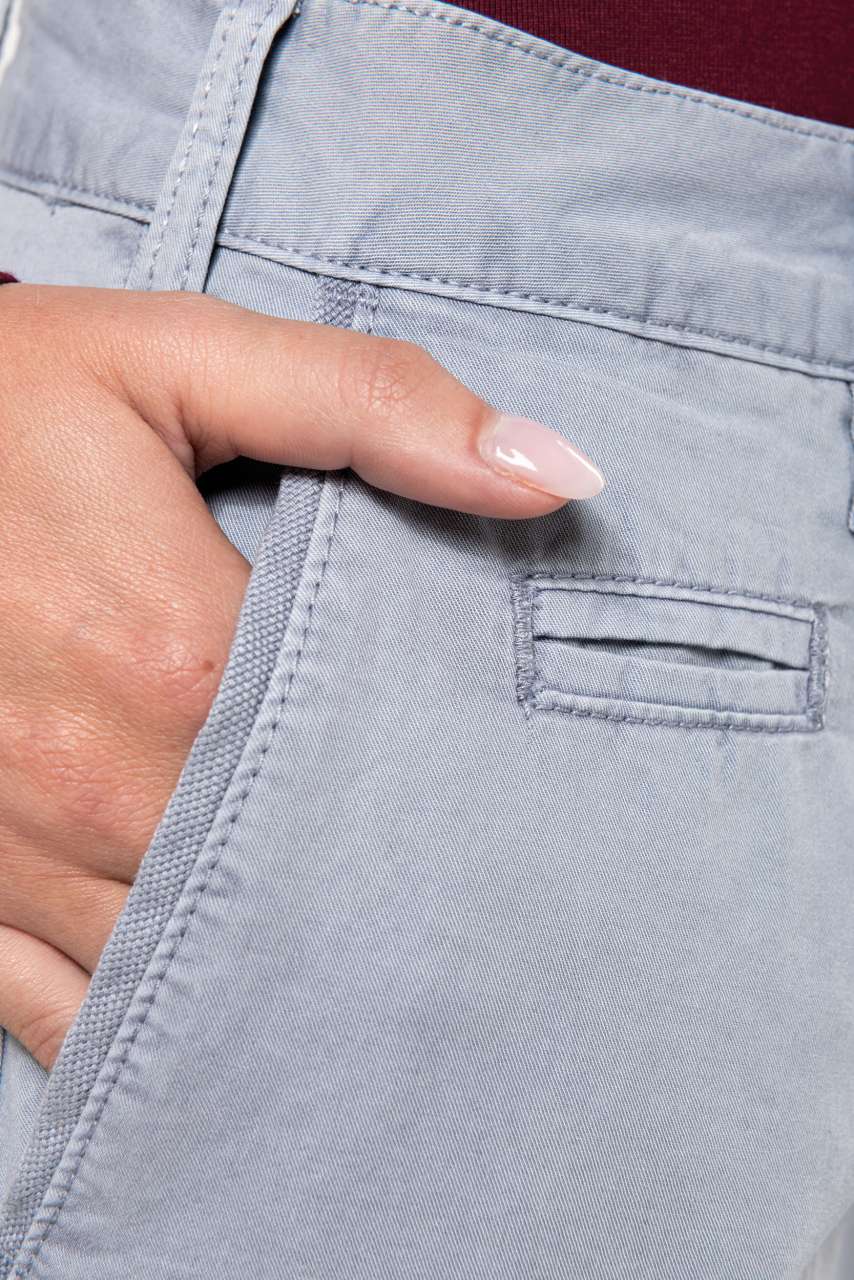 LADIES' WASHED EFFECT BERMUDA SHORTS - Slika 4