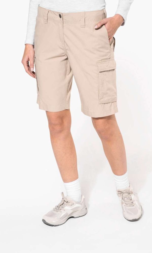 LADIES' LIGHTWEIGHT MULTIPOCKET BERMUDA SHORTS