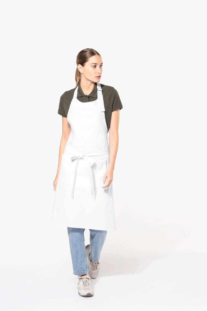 COTTON APRON HIGH-TEMPERATURE WASHABLE - Slika 3
