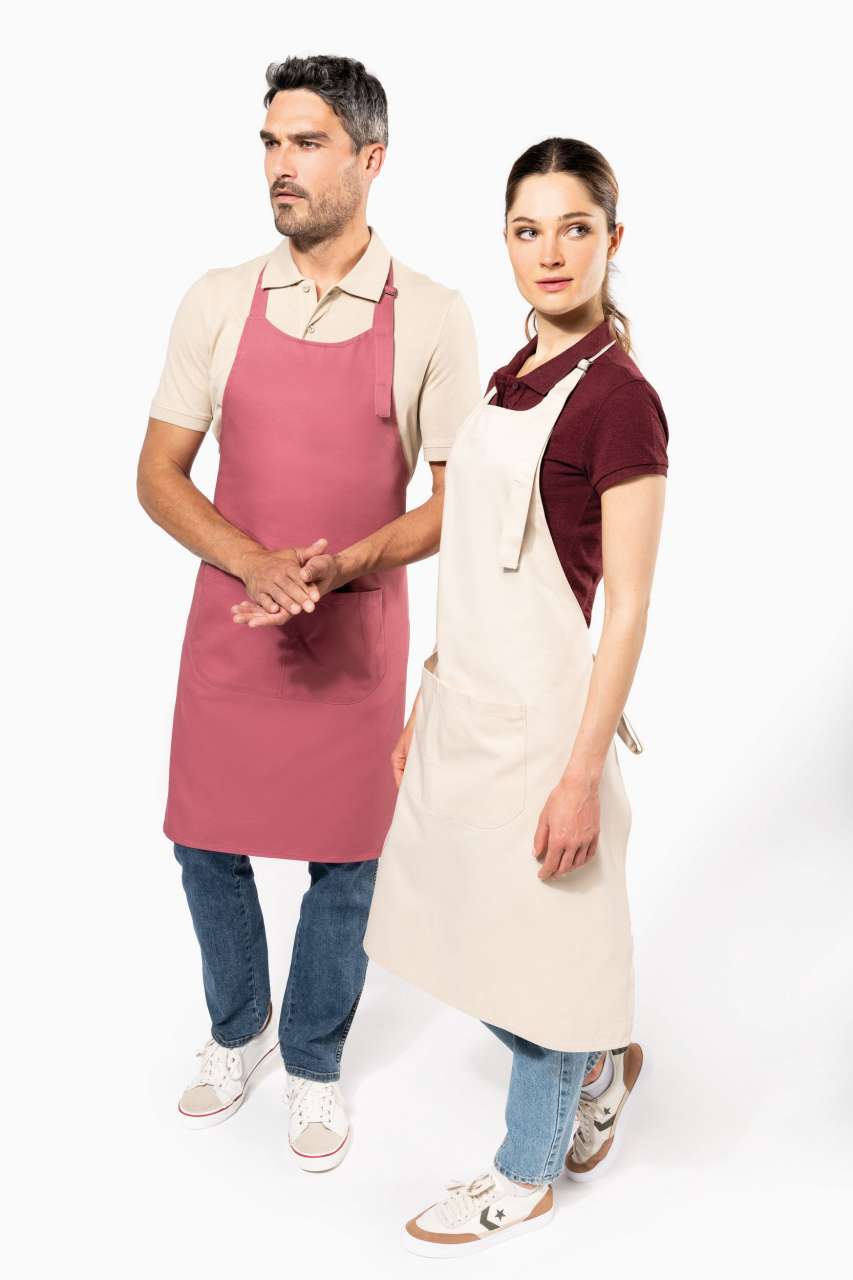 COTTON APRON WITH POCKET - Slika 3