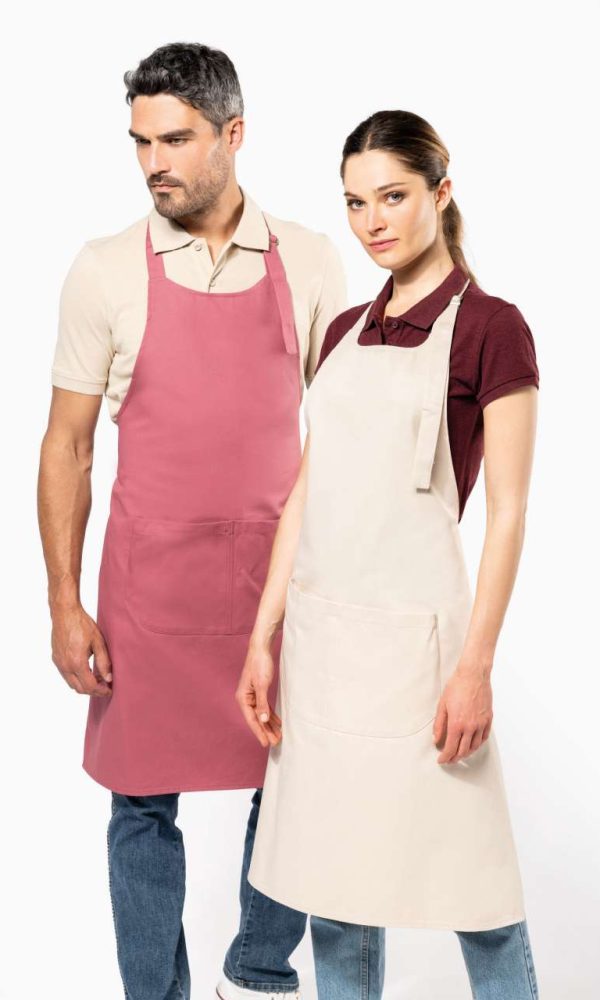 COTTON APRON WITH POCKET
