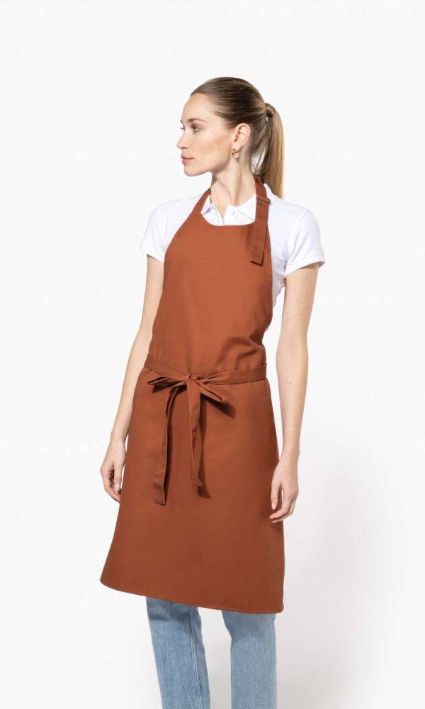 COTTON APRON WITHOUT POCKET