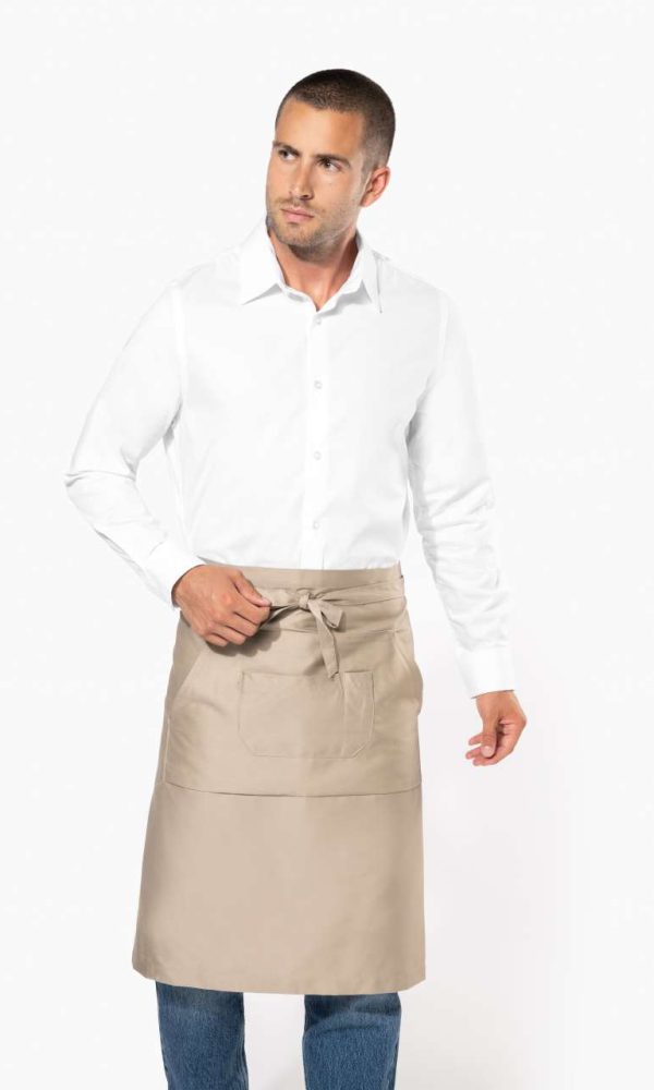 POLYCOTTON LONG APRON