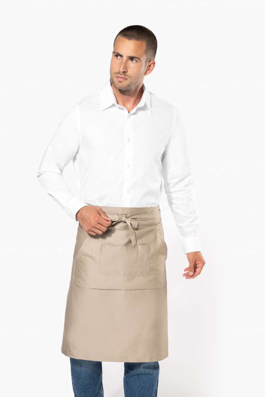 POLYCOTTON LONG APRON