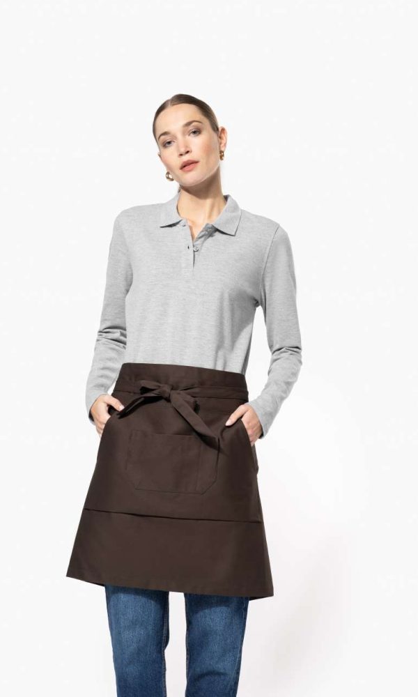 COTTON MID-LENGTH APRON