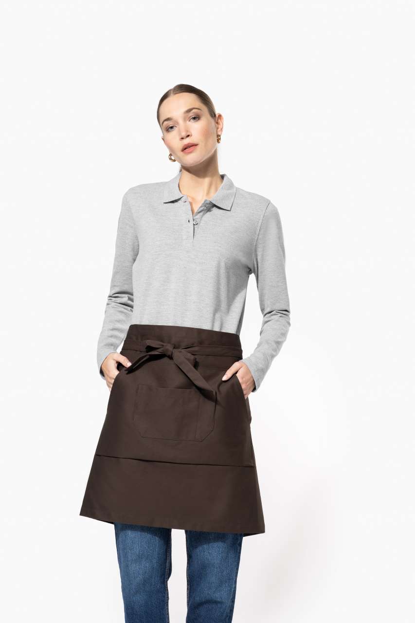 COTTON MID-LENGTH APRON