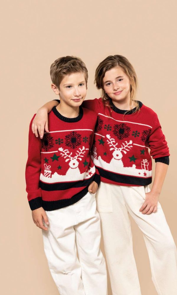 KIDS’ CREW NECK CHRISTMAS JUMPER