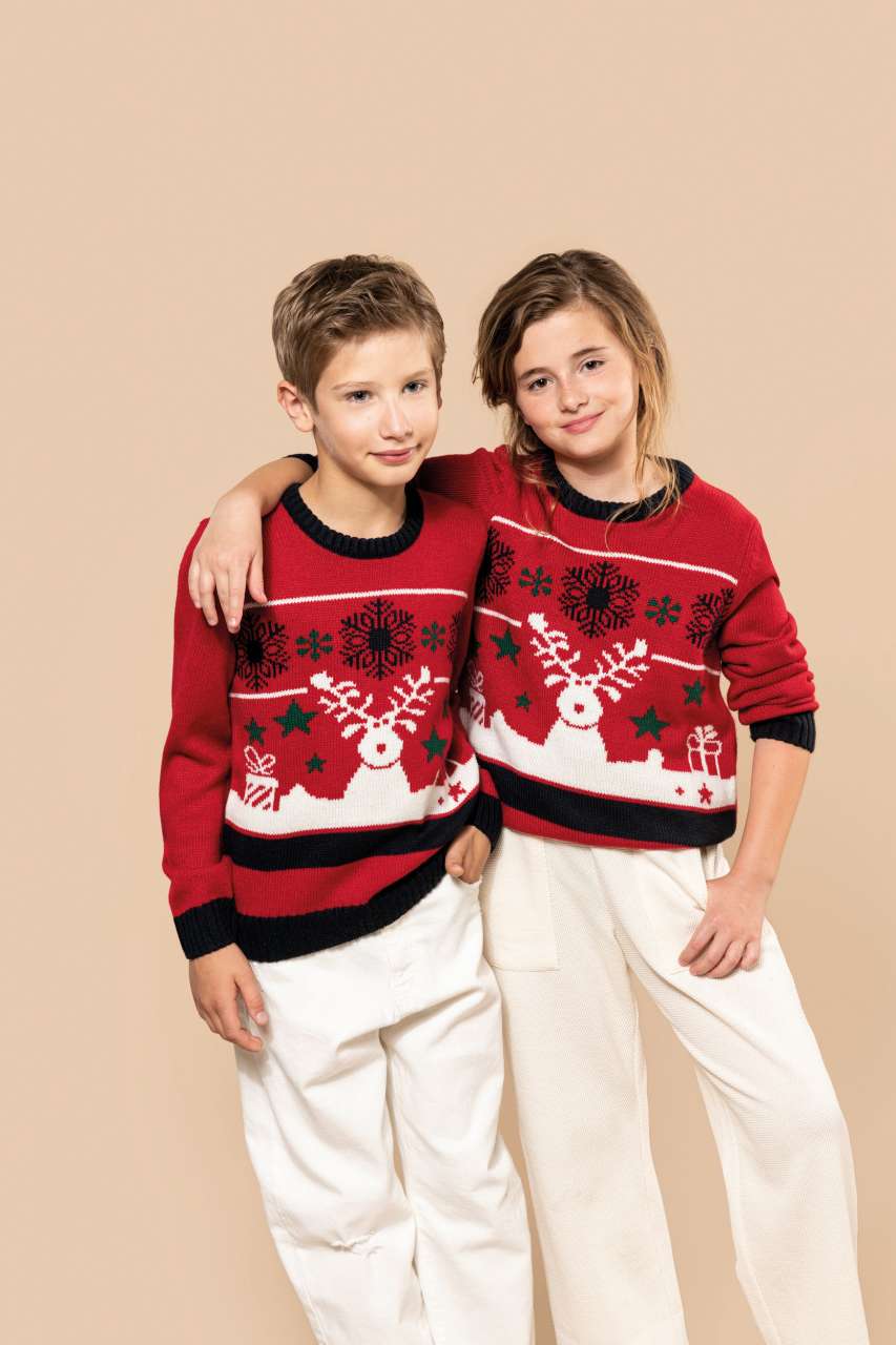KIDS’ CREW NECK CHRISTMAS JUMPER