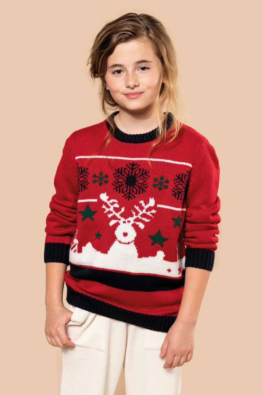 KIDS’ CREW NECK CHRISTMAS JUMPER - Slika 2