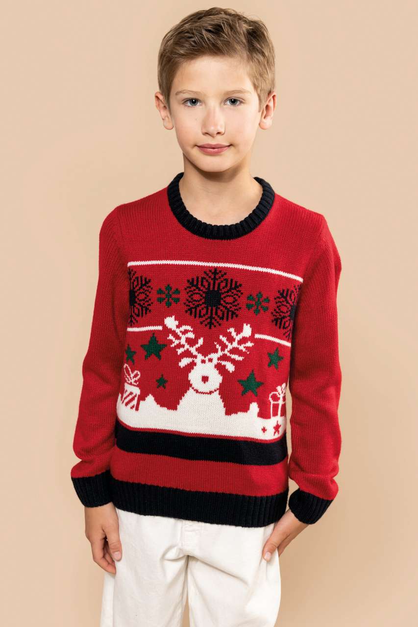 KIDS’ CREW NECK CHRISTMAS JUMPER - Slika 3