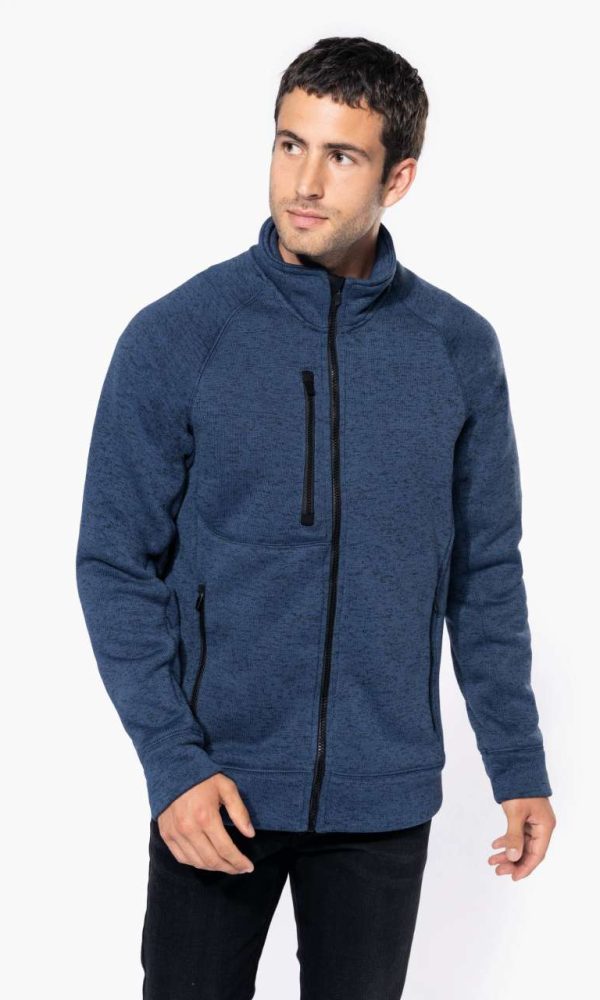 MEN'S FULL ZIP HEATHER JACKET