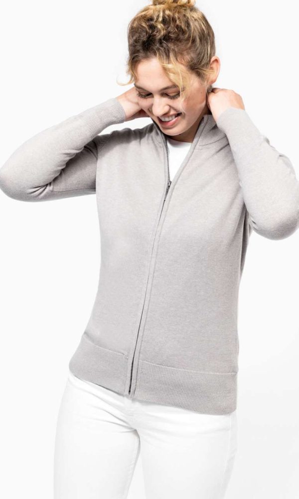 LADIES' FULL ZIP CARDIGAN