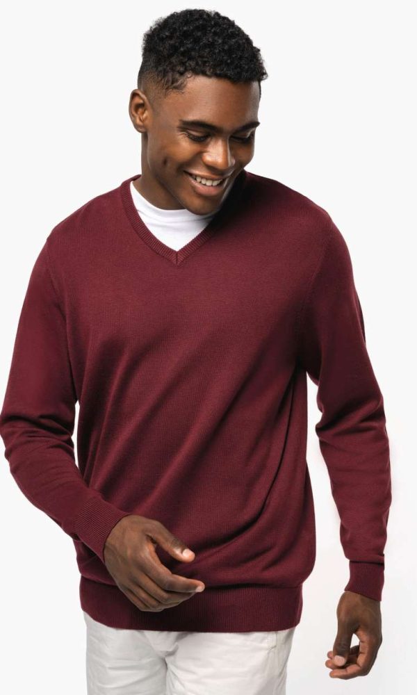 MEN’S V-NECK JUMPER