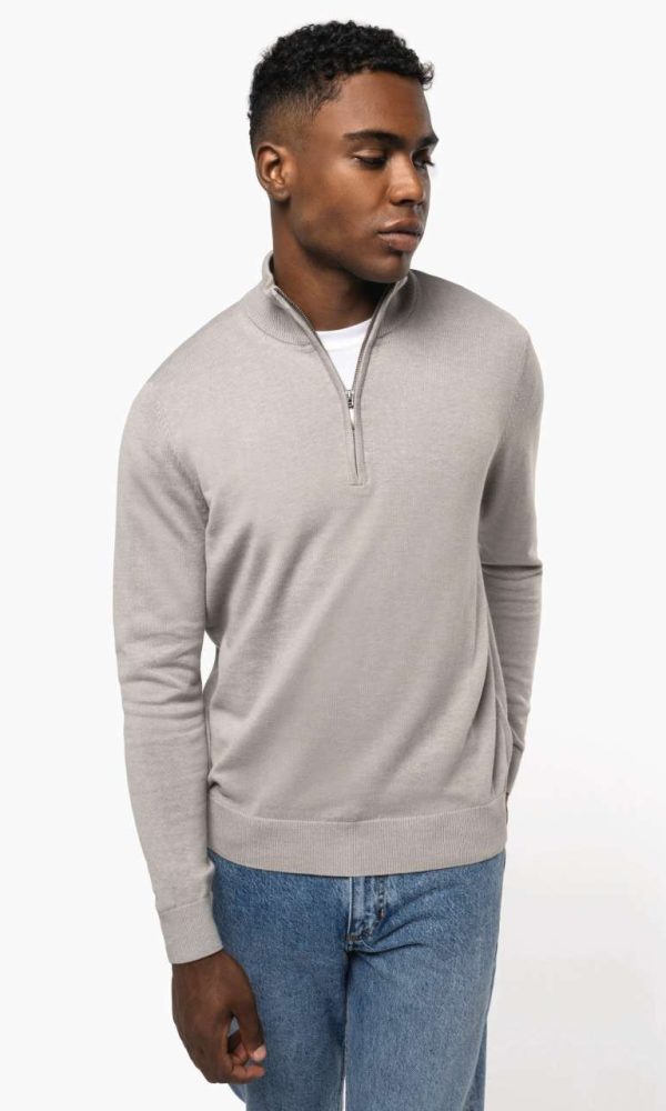 MEN'S ZIP NECK JUMPER