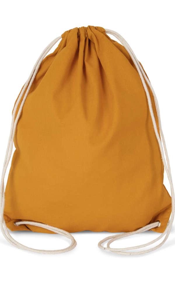 COTTON DRAWSTRING BACKPACK