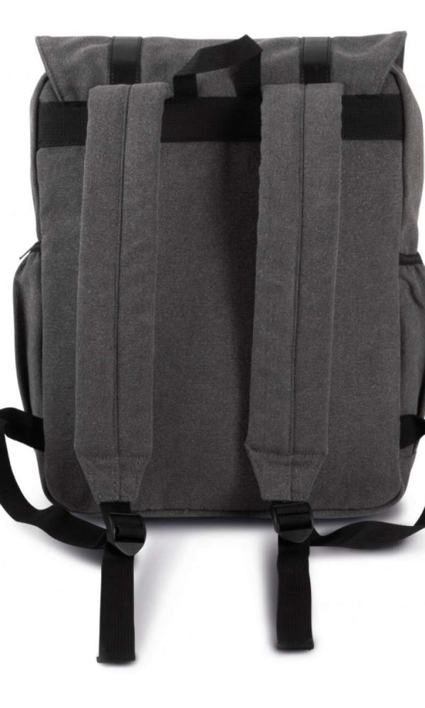 FLAP-TOP CANVAS BACKPACK