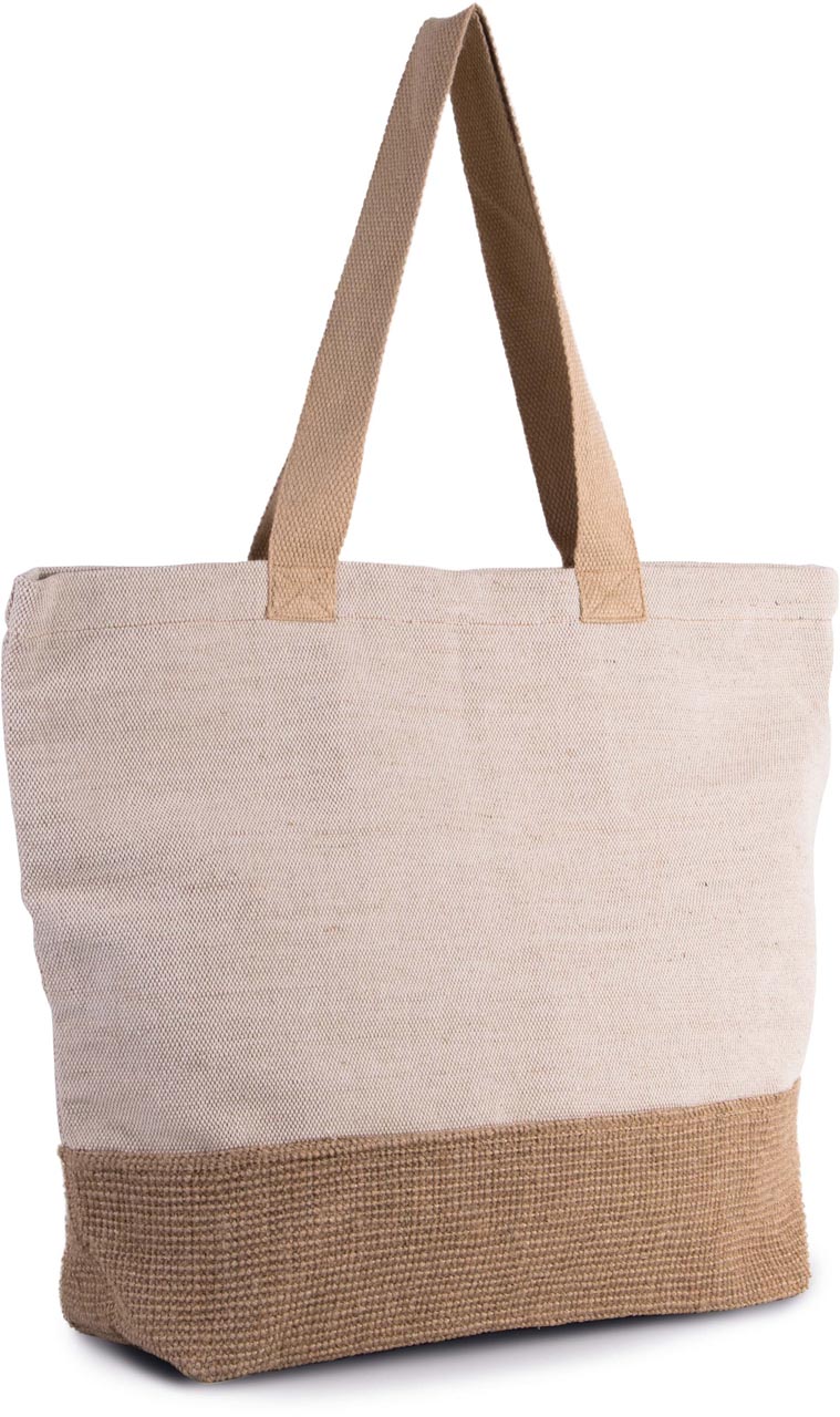 RUSTIC JUCO HOLD-ALL SHOPPER BAG - Slika 3