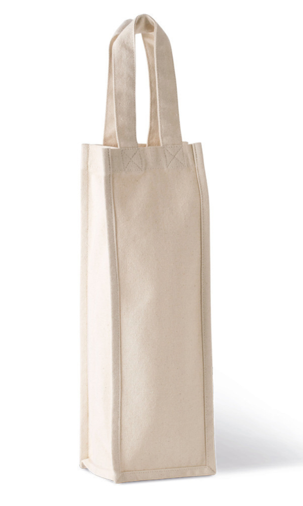 COTTON CANVAS BOTTLE BAG