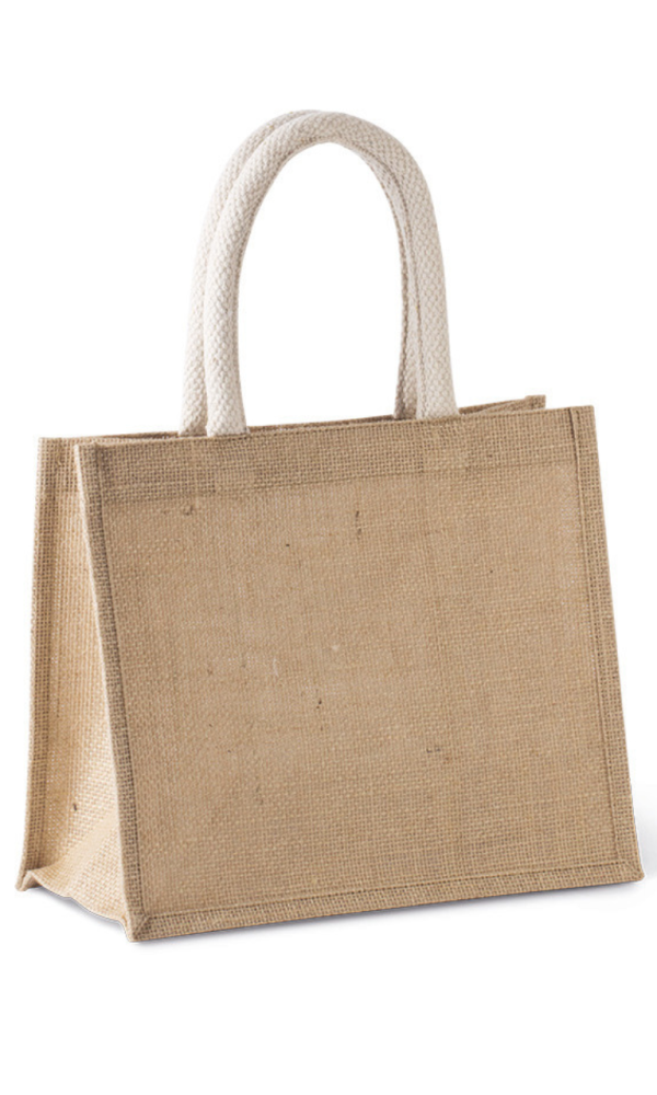 JUTE CANVAS TOTE - MEDIUM