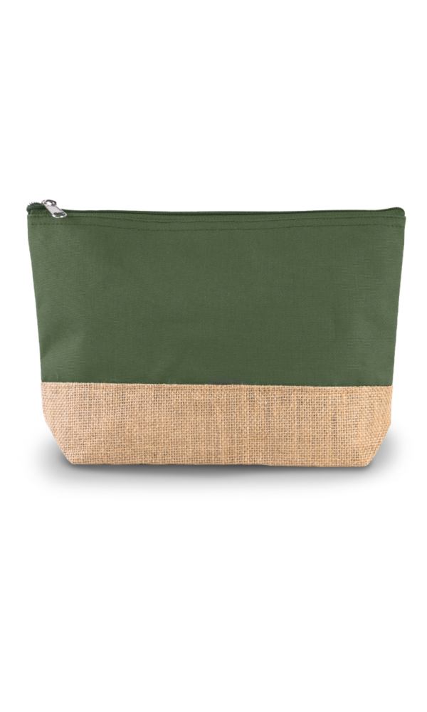 CANVAS & JUTE POUCH