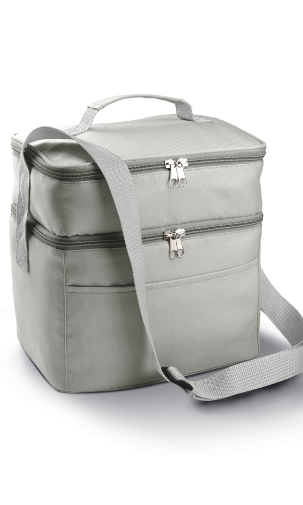 DOUBLE COMPARTMENT COOLER BAG