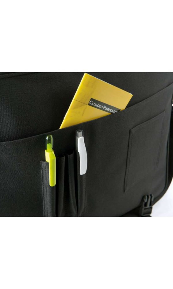DOCUMENT BAG WITH FRONT FLAP