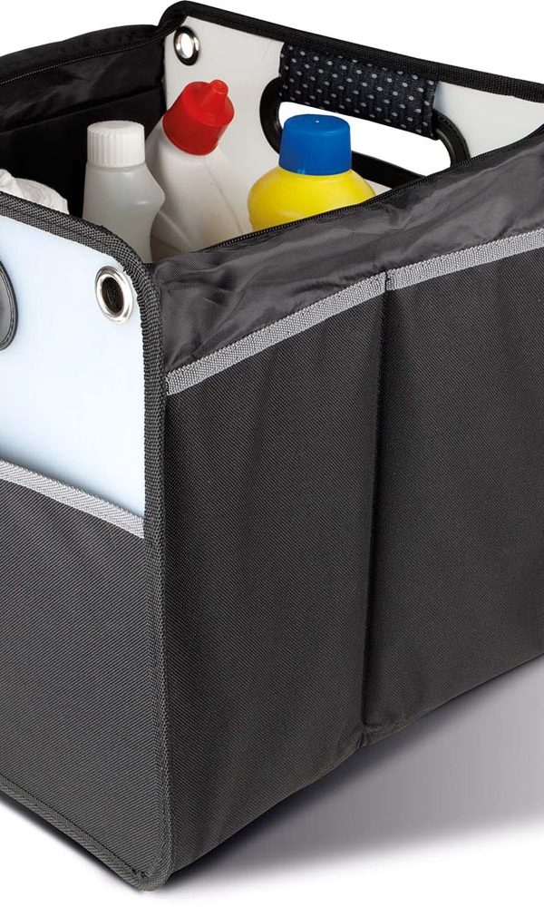 CAR BOOT ORGANISER WITH FLAP