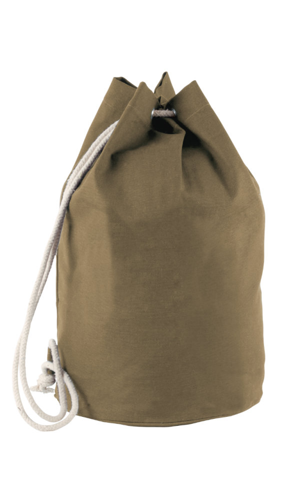 COTTON SAILOR-STYLE BAG WITH DRAWSTRING