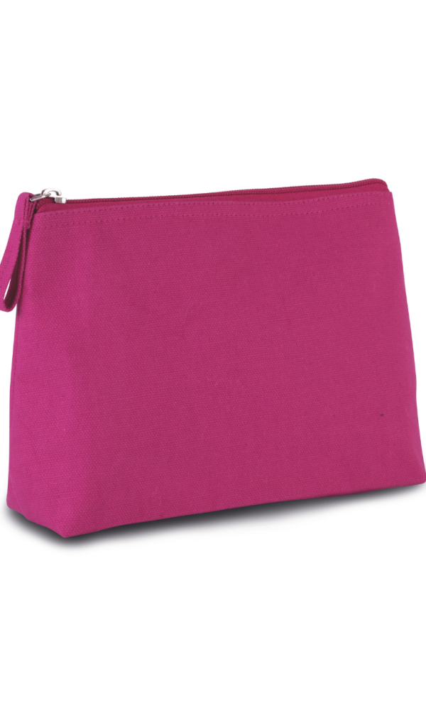 TOILETRY BAG IN COTTON CANVAS
