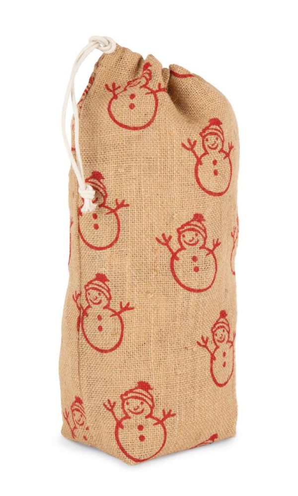 BOTTLE CARRIER WITH CHRISTMAS PATTERNS