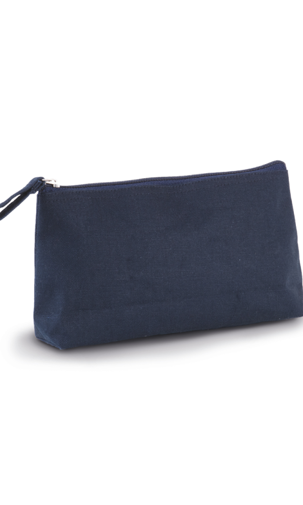 COTTON CANVAS TOILETRY BAG