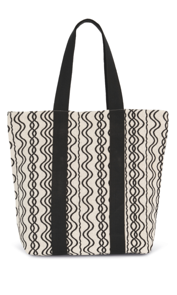 RECYCLED SHOPPING BAG - WAVY PATTERN