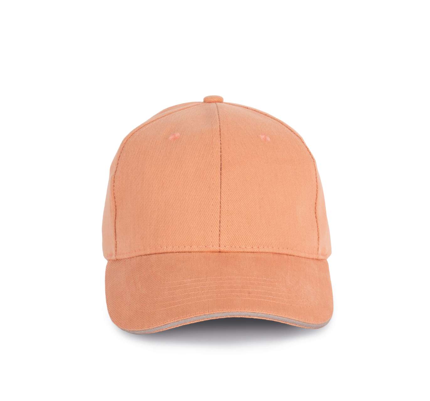CAP IN ORGANIC COTTON WITH CONTRASTING SANDWICH PEAK - 6PANELS - Slika 2
