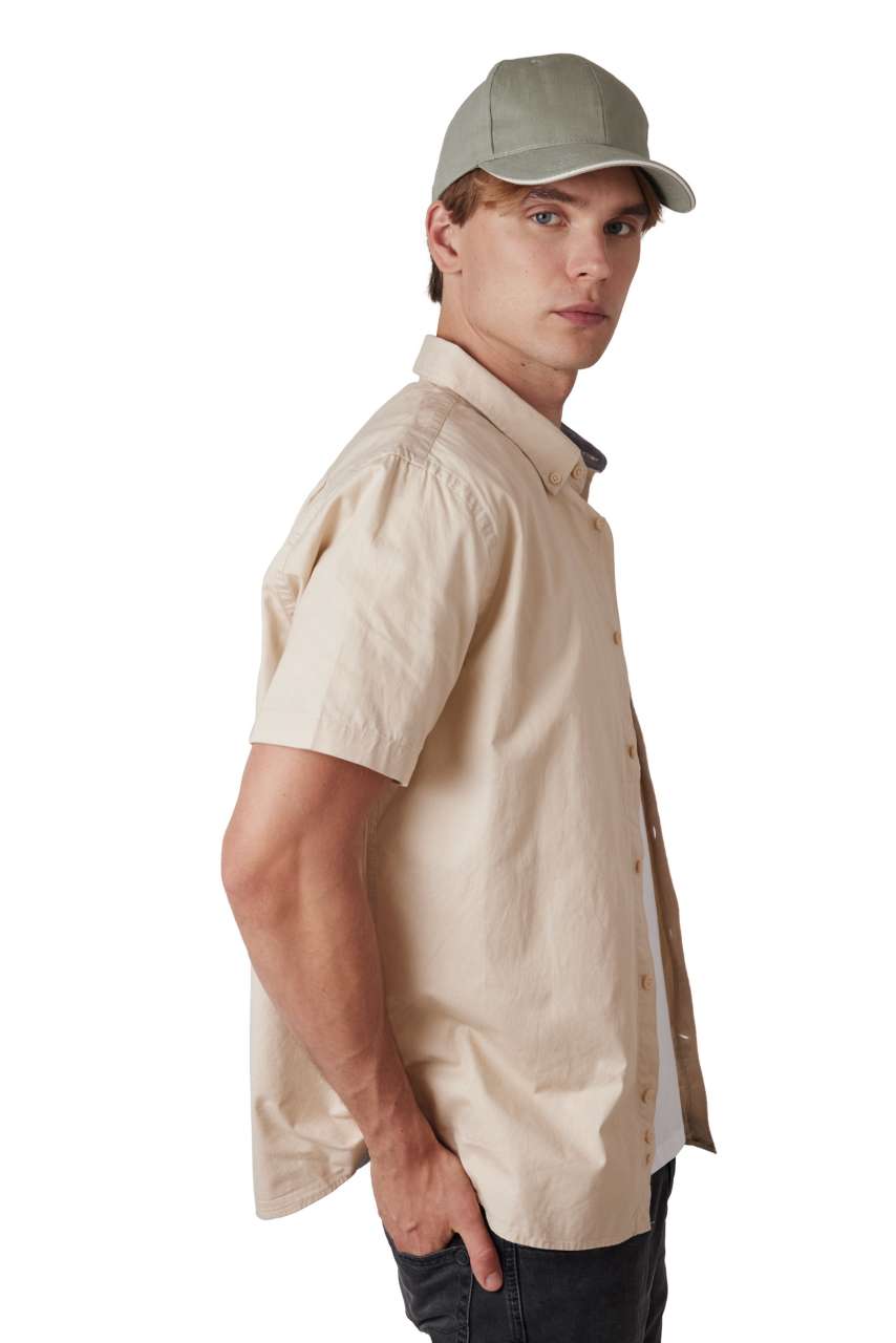 CAP IN ORGANIC COTTON WITH CONTRASTING SANDWICH PEAK - 6PANELS - Slika 4