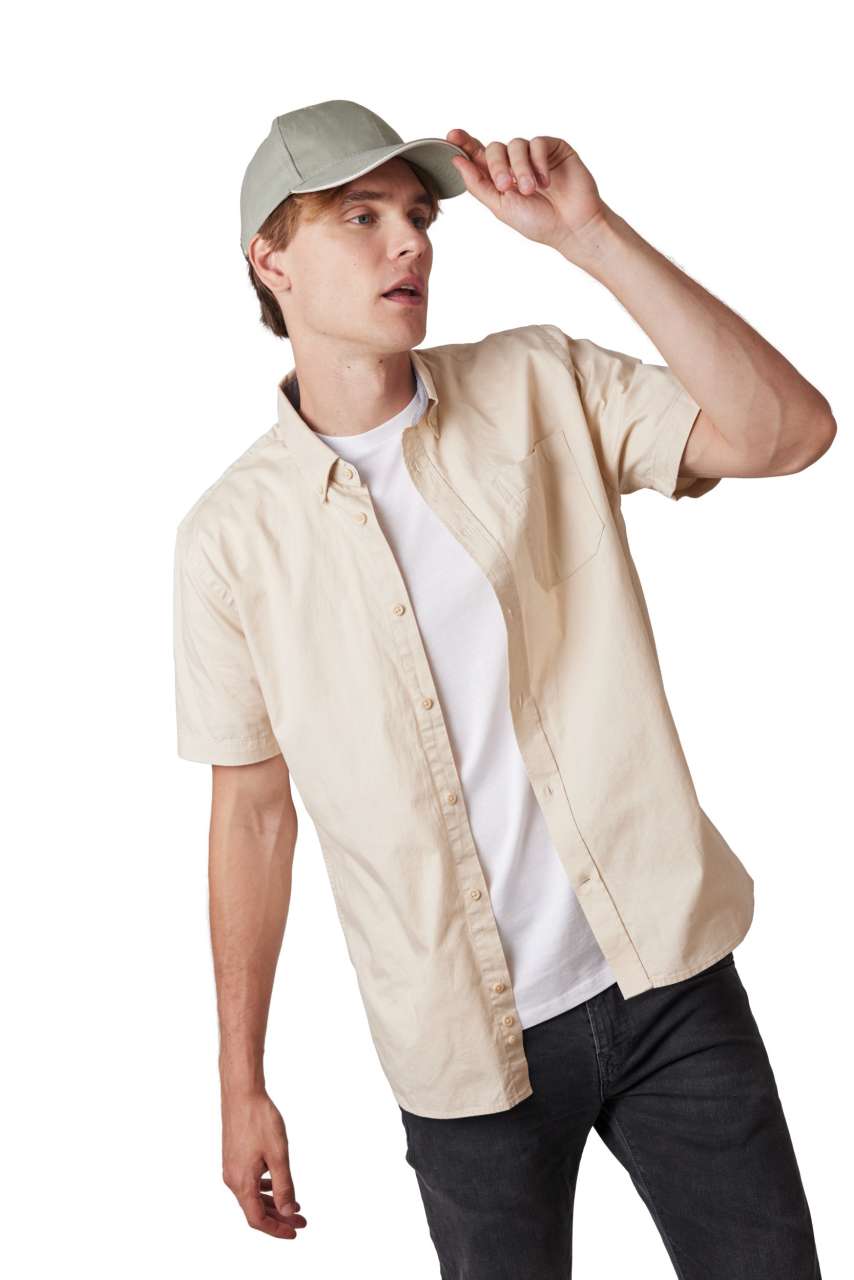 CAP IN ORGANIC COTTON WITH CONTRASTING SANDWICH PEAK - 6PANELS - Slika 7