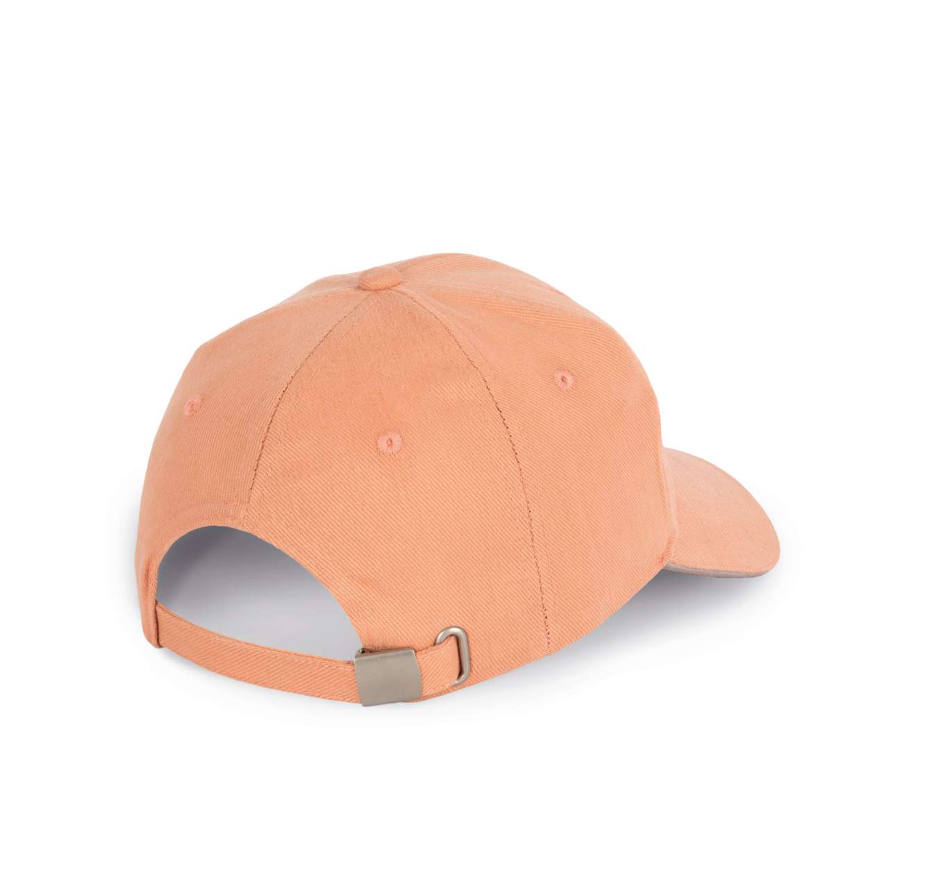 CAP IN ORGANIC COTTON WITH CONTRASTING SANDWICH PEAK - 6PANELS - Slika 9