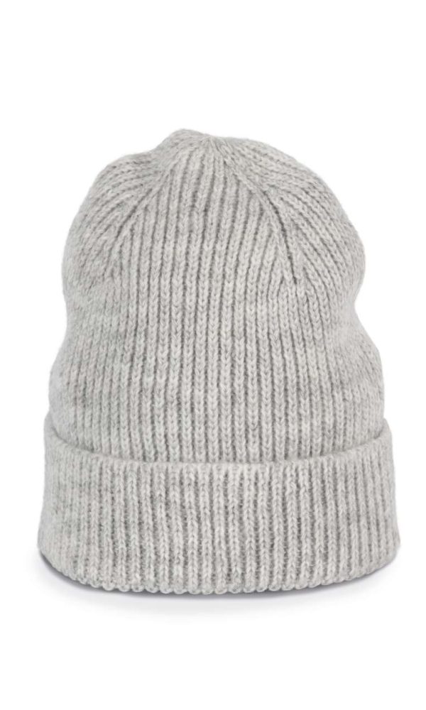 CLASSIC KNITTED BEANIE IN RECYCLED YARN