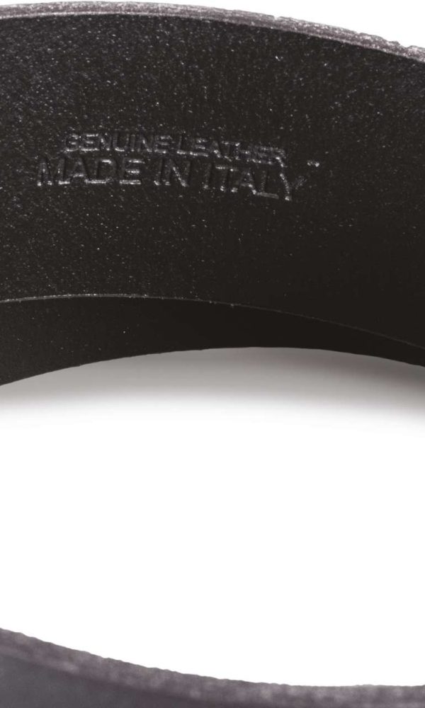 RAW EDGE LEATHER BELT - 35MM