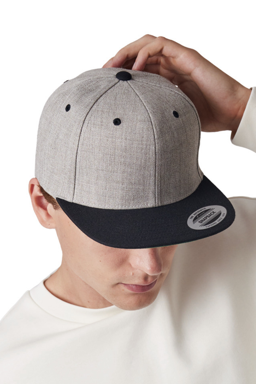 FLAT PEAK CAP - 6 PANELS