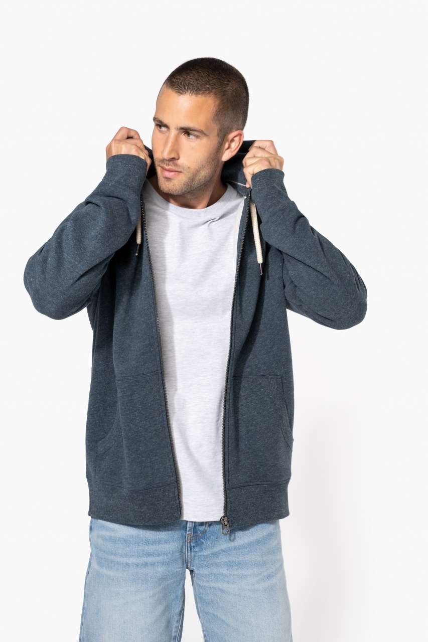MEN’S VINTAGE ZIPPED HOODED SWEATSHIRT - Slika 6