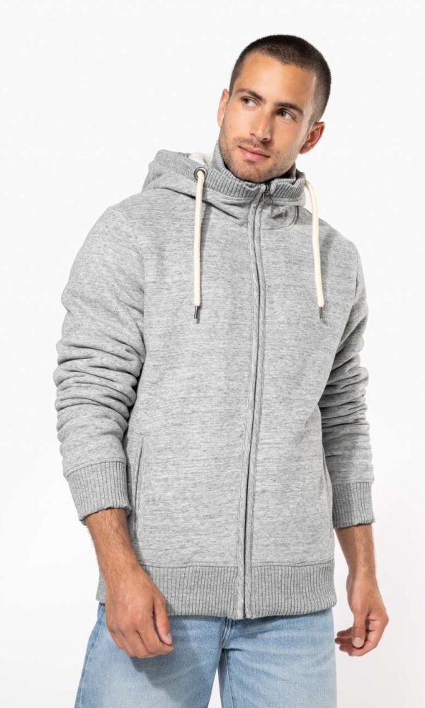 VINTAGE SHERPA-LINED FLEECE JACKET