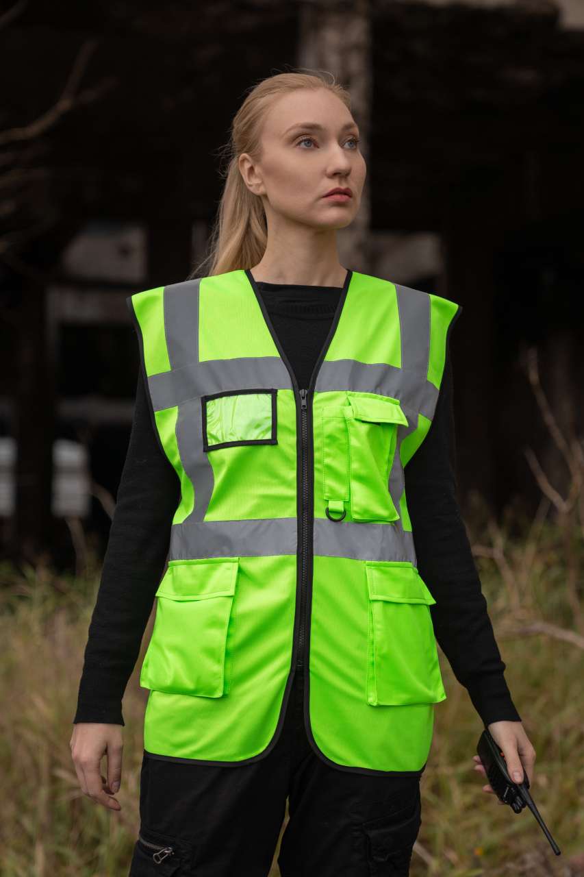 COMFORT EXECUTIVE SAFETY VEST "HAMBURG" - MULTIFUNCTIONAL WITH POCKETS - Slika 3