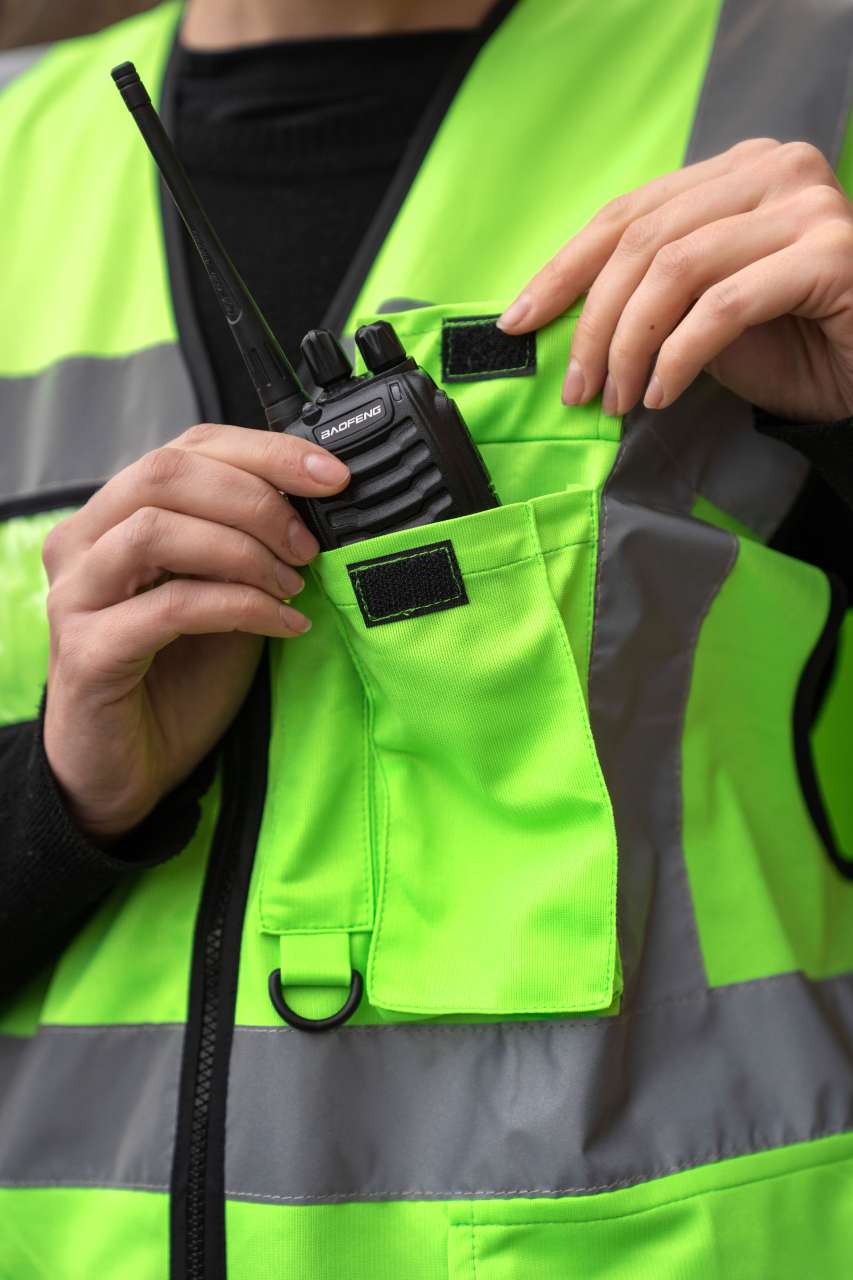 COMFORT EXECUTIVE SAFETY VEST "HAMBURG" - MULTIFUNCTIONAL WITH POCKETS - Slika 4