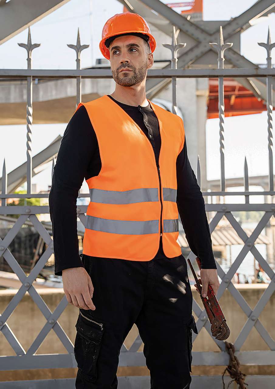 SAFETY VEST WITH ZIPPER "COLOGNE" - Slika 4