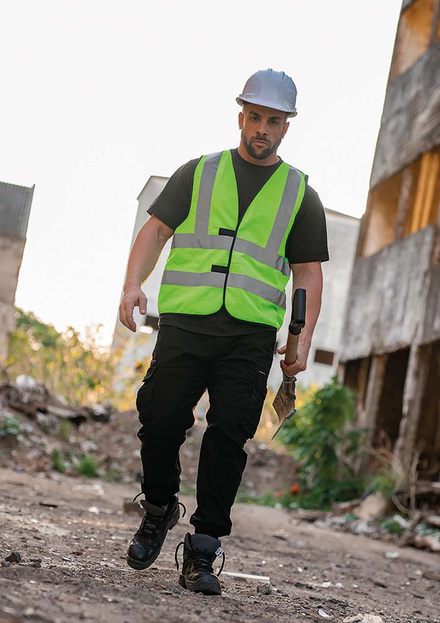 SAFETY / FUNCTIONAL VEST "HANNOVER" - FOUR REFLECTIVE STRIPES - Slika 5