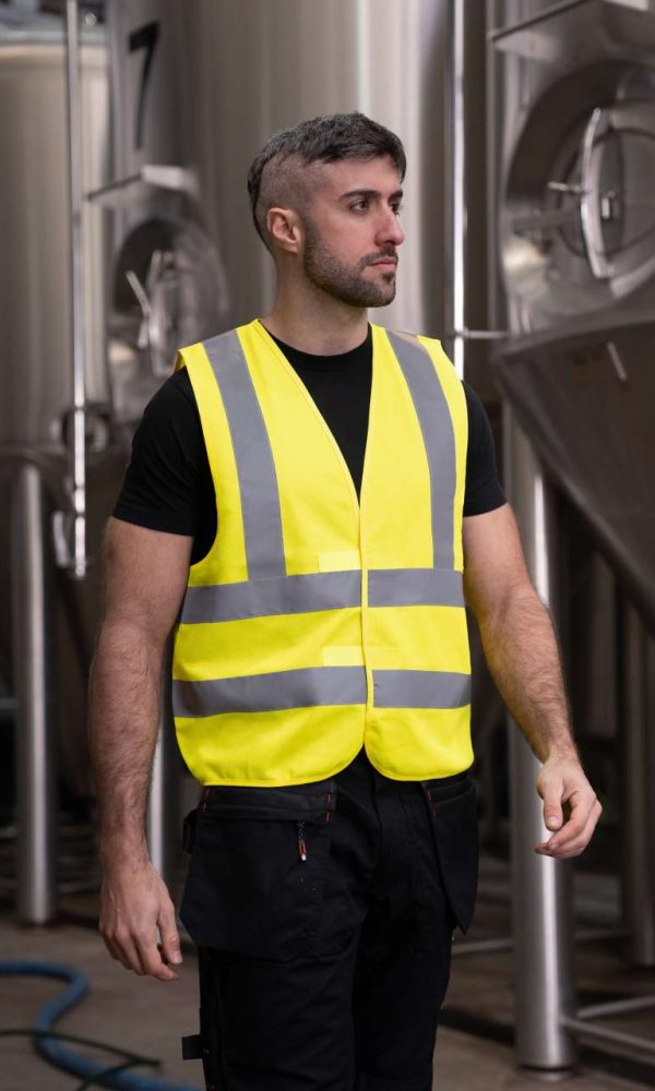 SAFETY / FUNCTIONAL VEST "HANNOVER" - FOUR REFLECTIVE STRIPES