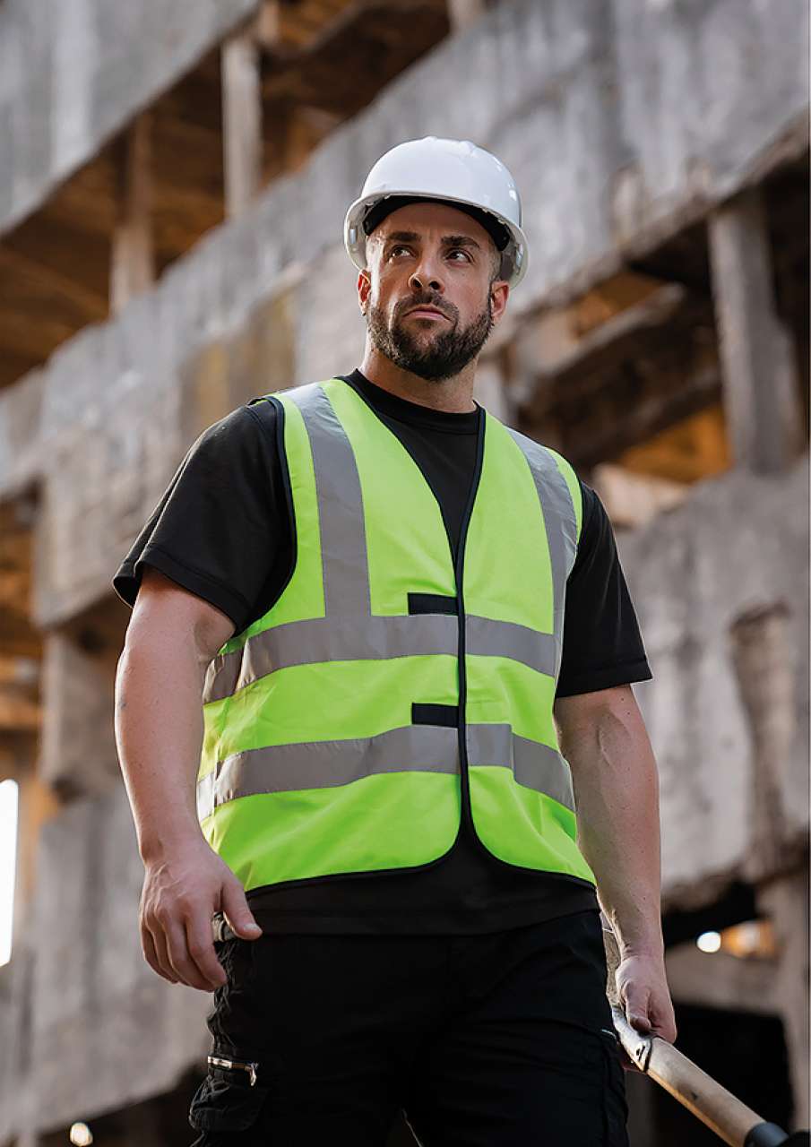 SAFETY / FUNCTIONAL VEST "HANNOVER" - FOUR REFLECTIVE STRIPES - Slika 7
