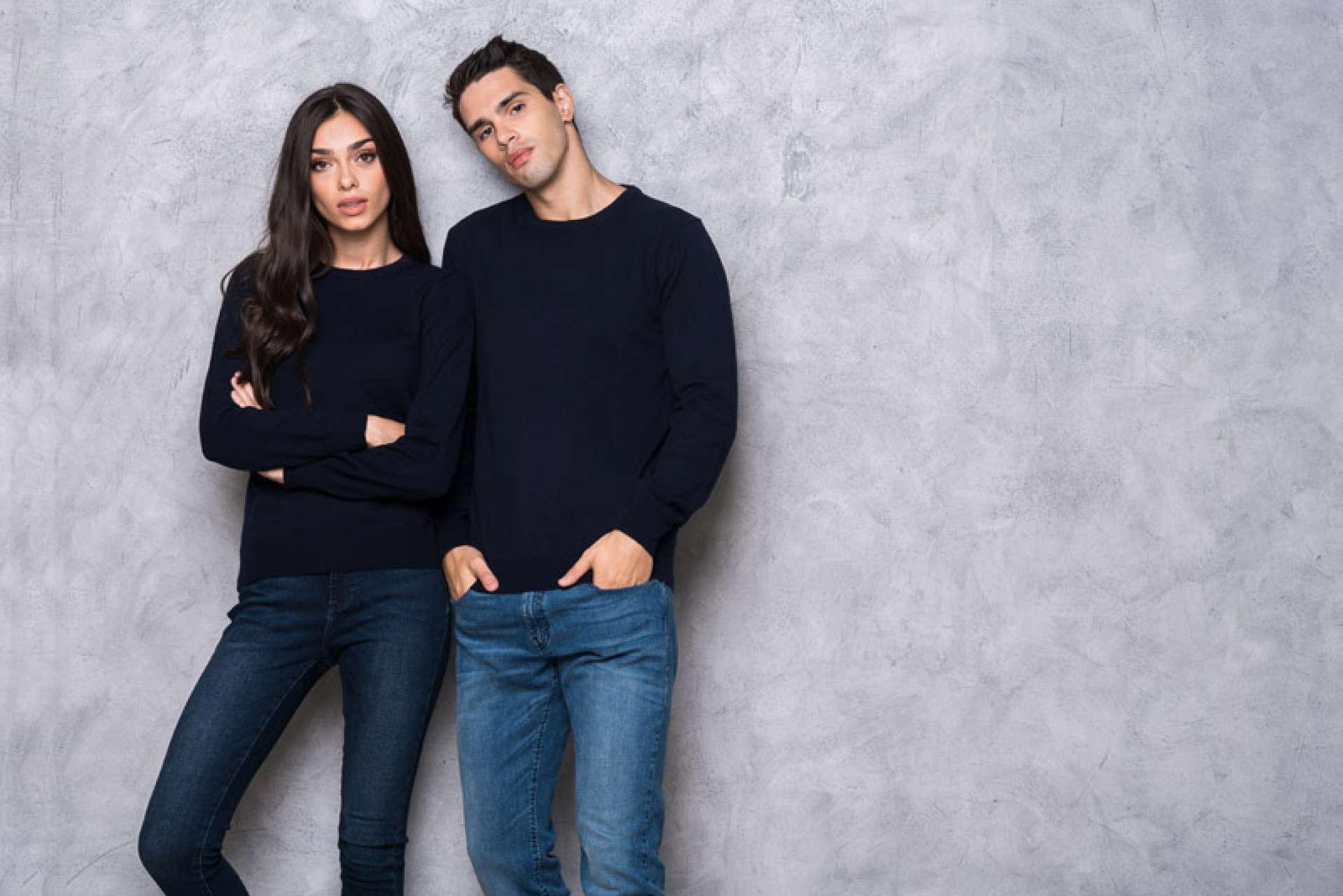 LADIES’ CREW NECK FINE GAUGE COTTON PULLOVER - Slika 3