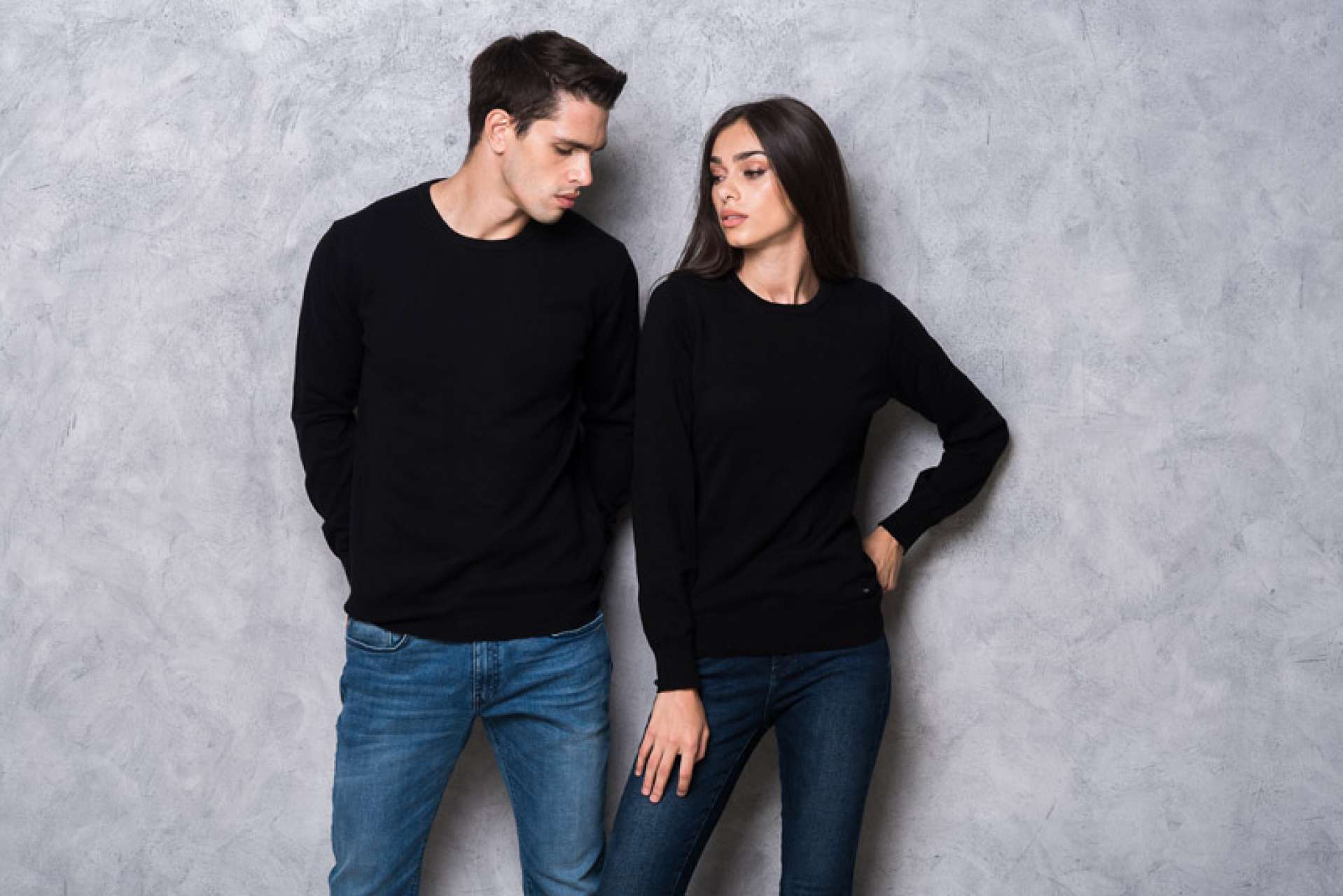 LADIES’ CREW NECK FINE GAUGE COTTON PULLOVER - Slika 4