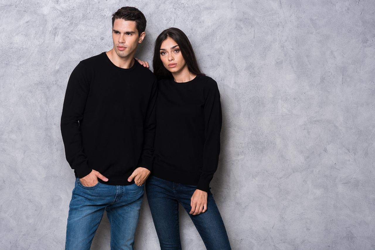 LADIES’ CREW NECK FINE GAUGE COTTON PULLOVER - Slika 7